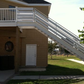 304105-Coast Guard Auxiliary Training Center at Marcus Hook, Pa stairs